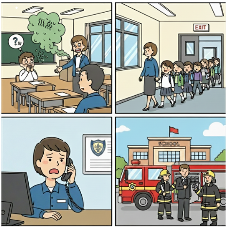 Símbolo de advertencia de material inflamable.